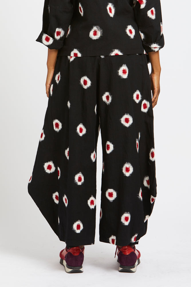 Out There Pant Cotton Ikat Dot