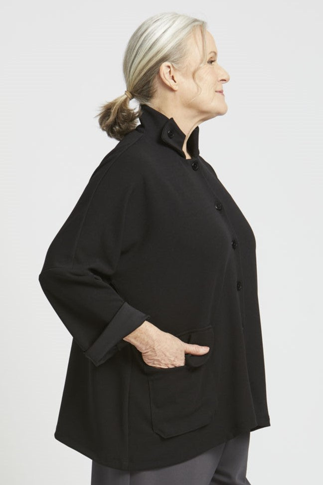 Fold Back Collar Knit